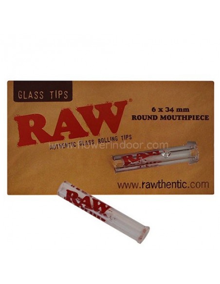 Raw tips glass round